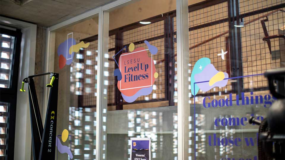 A photograph of the Level-up Fitness Gym
