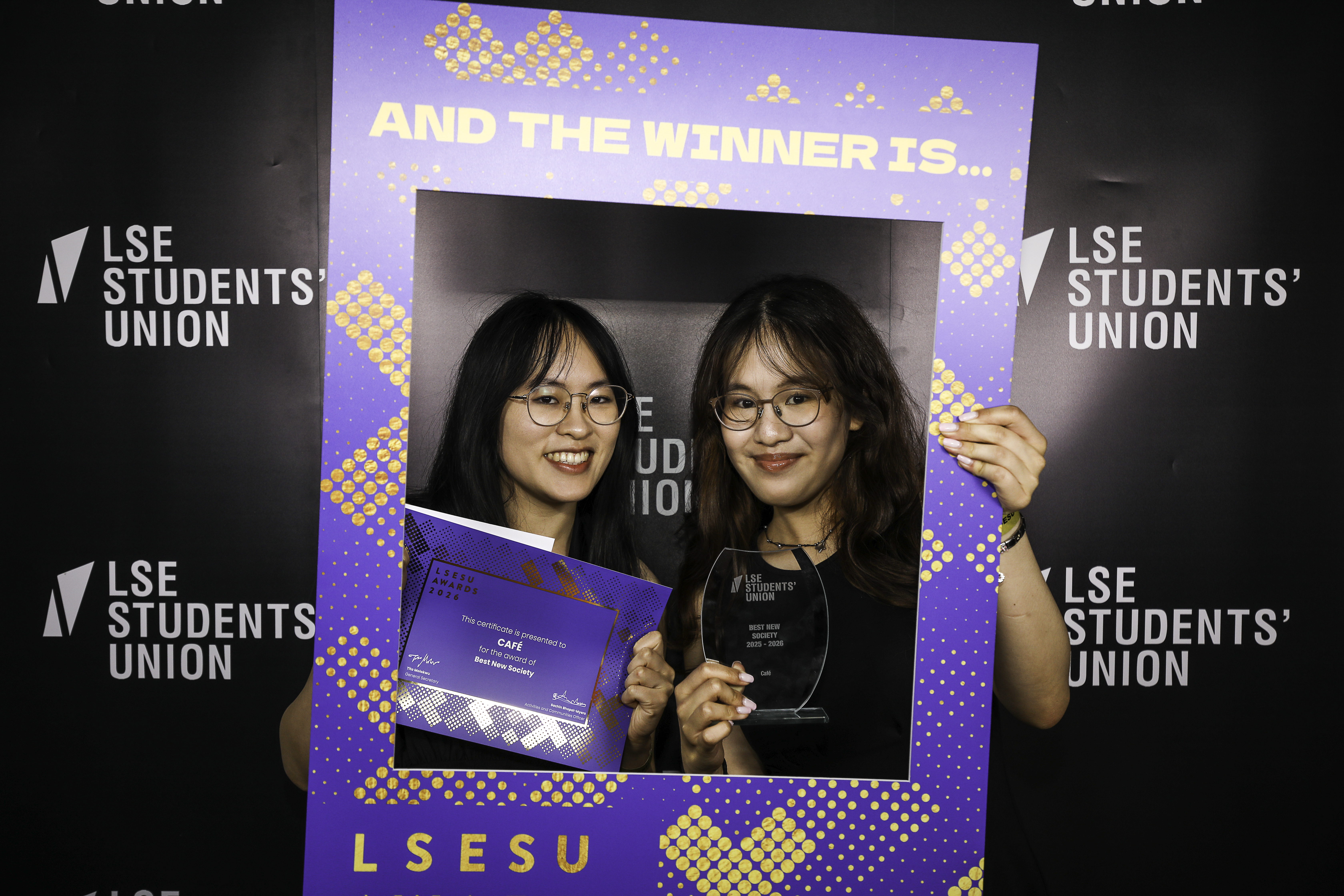 LSESU’s Award Season is a highlight in our calendar and is our opportunity to celebrate our clubs and societies, campaigners, and other incredible individuals who have worked hard to ensure the enhancement of the academic and extracurricular experience of LSE students!