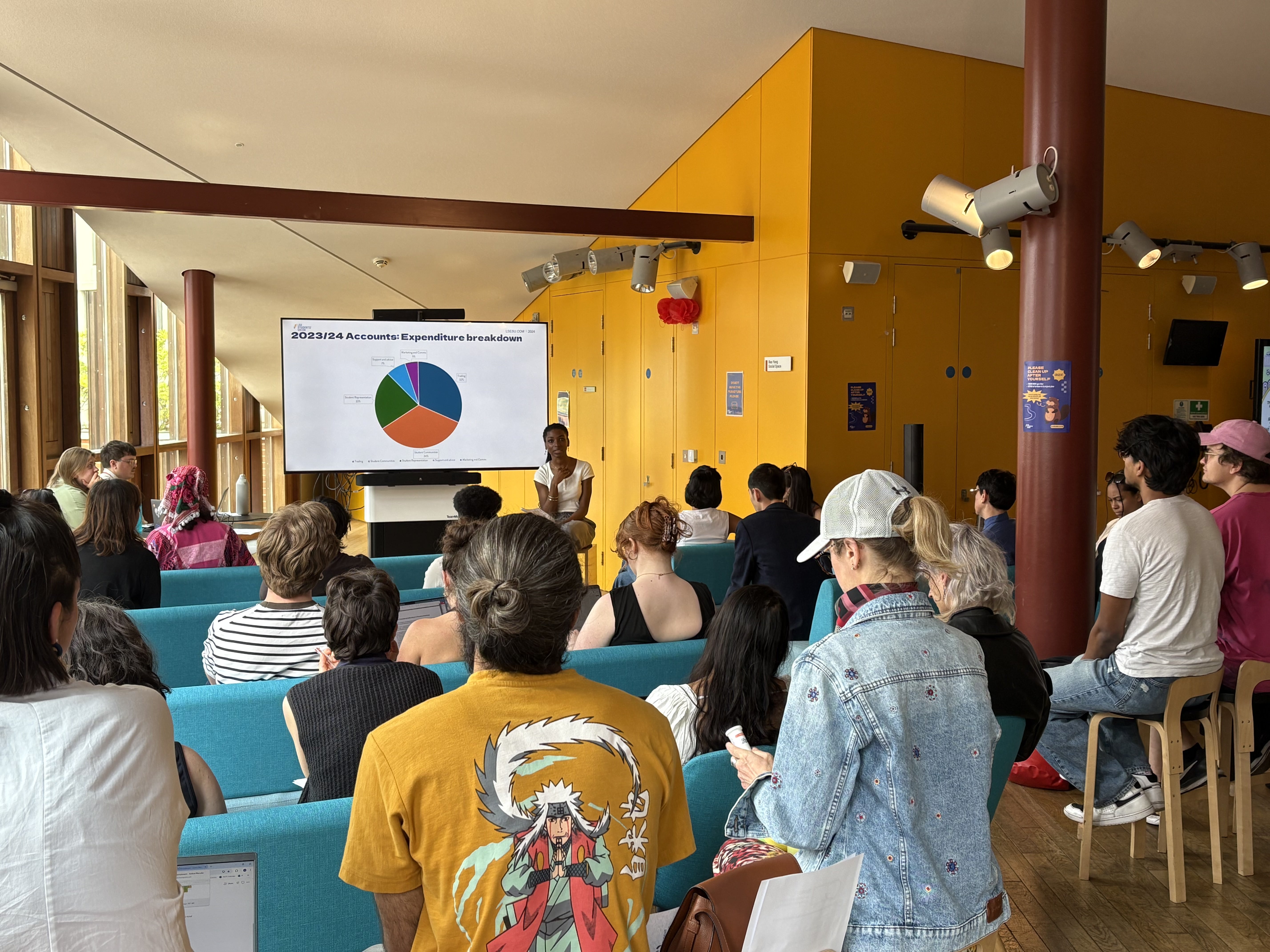 Our ASMM (Annual Student Members' Meeting) is a chance for you to hold your Students’ Union to account. During the ASMM you can hear all about what happened in previous financial years to help improve your experience at LSE. You will hear about our financial position and have the opportunity to ask our trustees any questions you have. We will also be voting on any suggested changes to the byelaws.