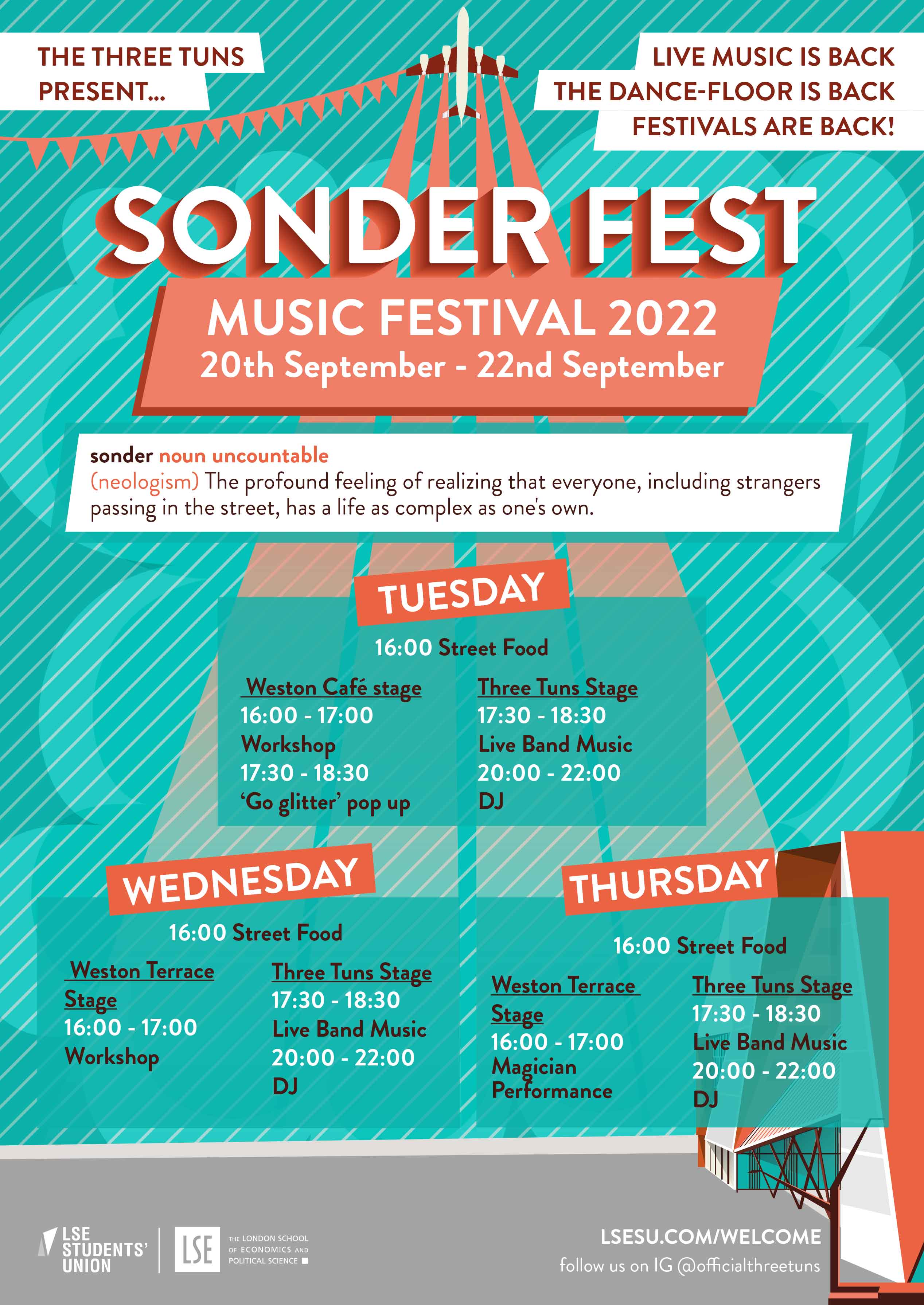 The Three Tuns presents Sonderfest, with live music across three days and multiple stages