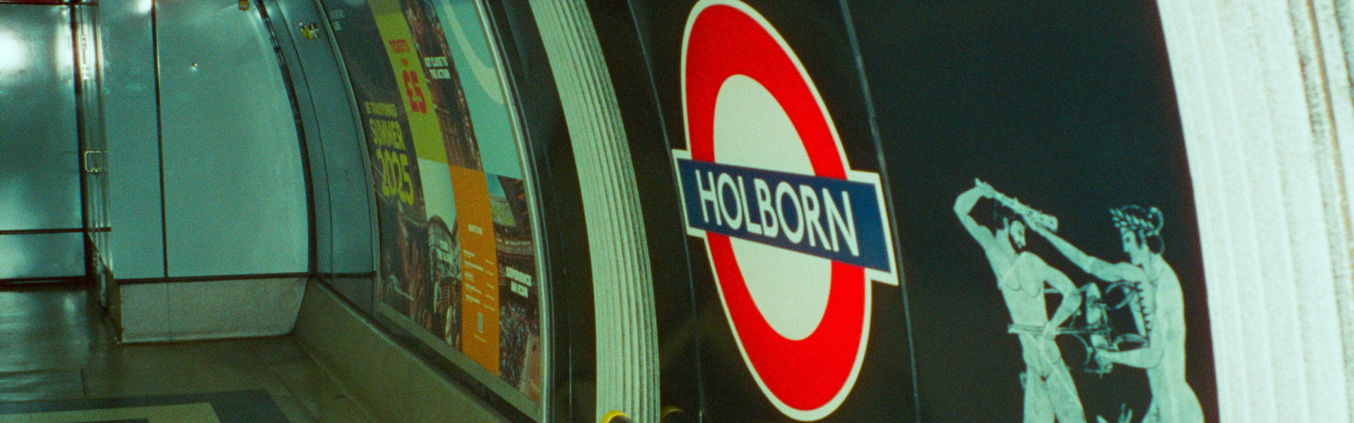 A photograph of Holborn tube station