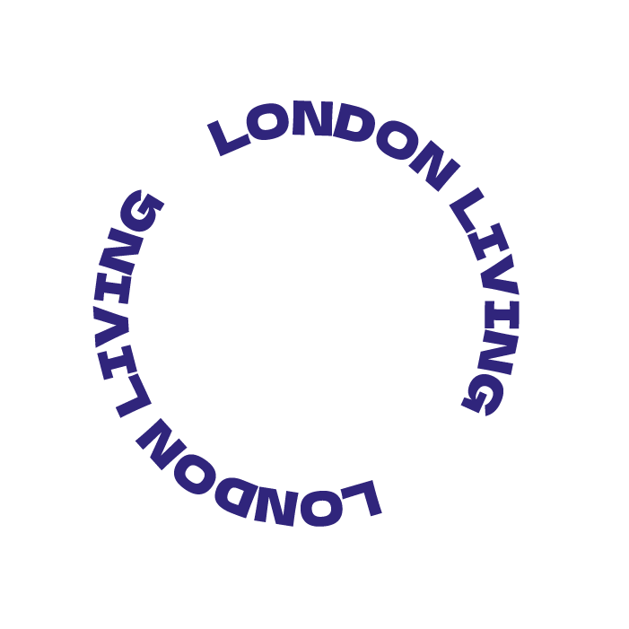 An illustrated sticker of the London eye