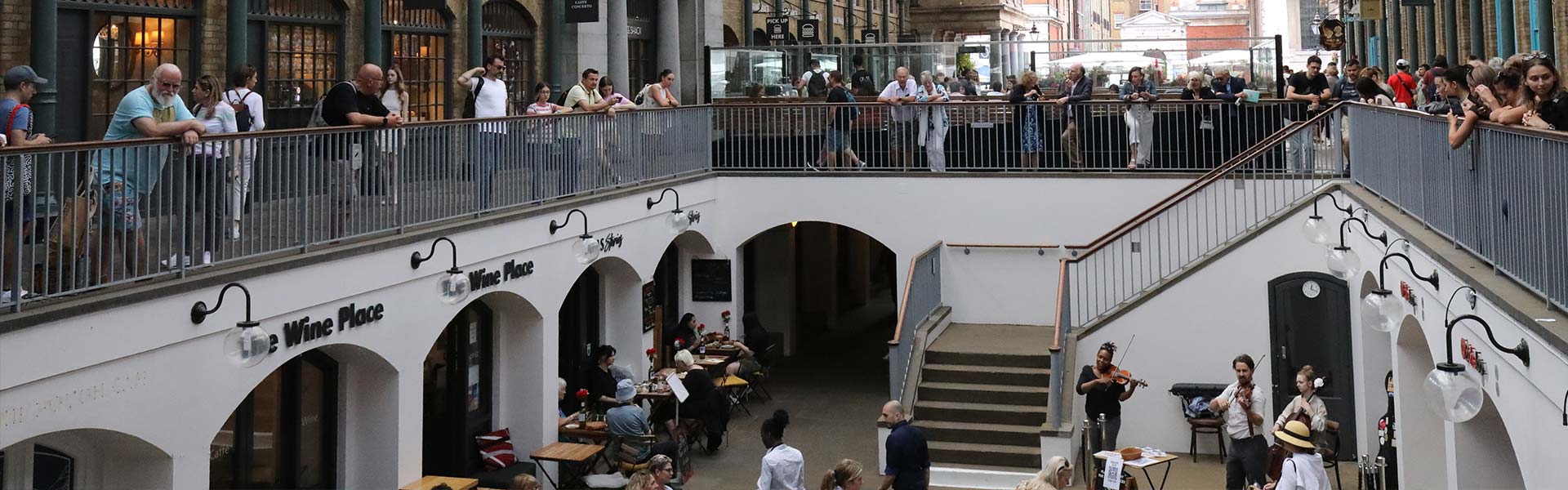 A photograph of Covent Garden